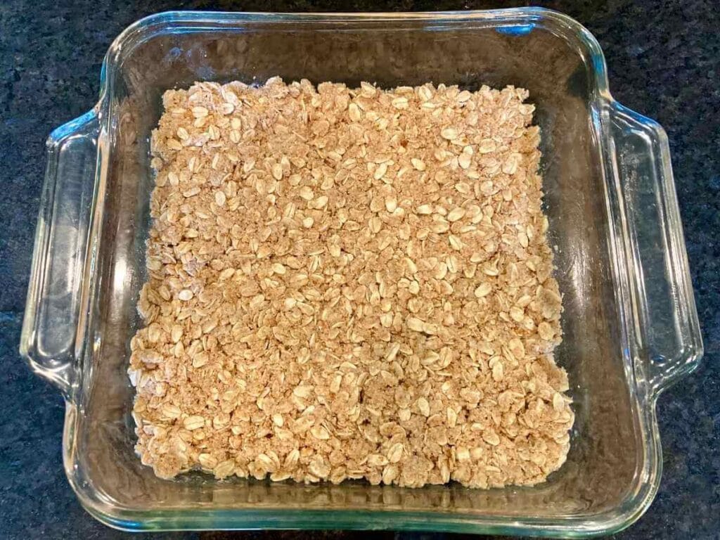 Bottom crust for bars.