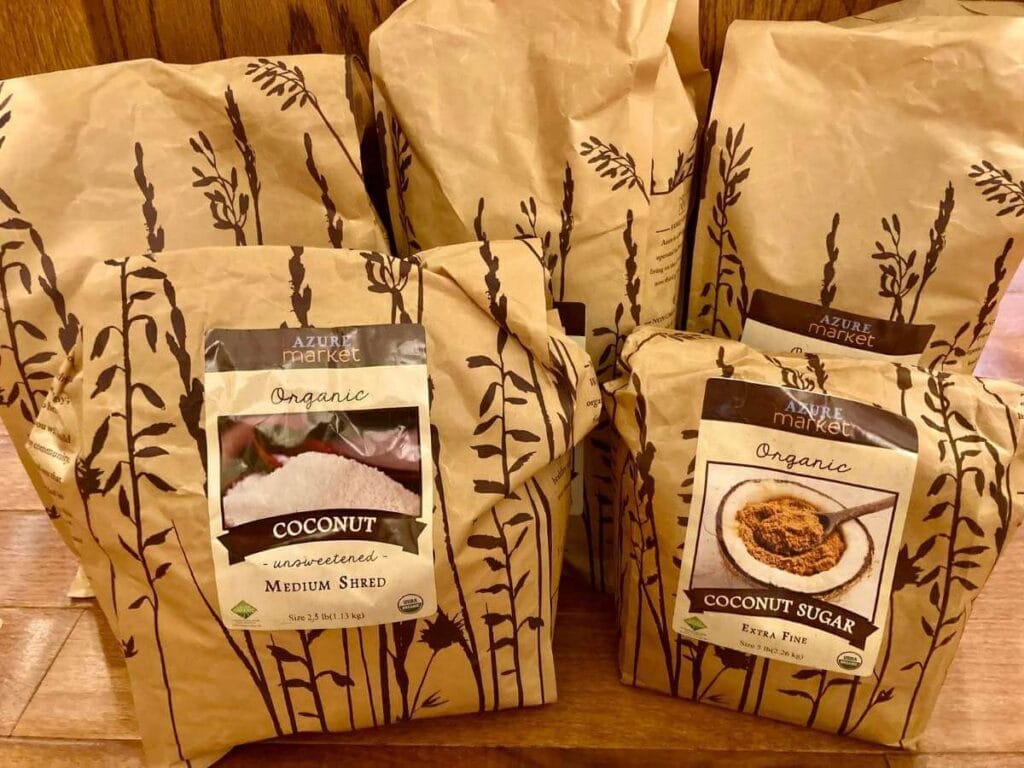 5 bags of Azure Standard foods