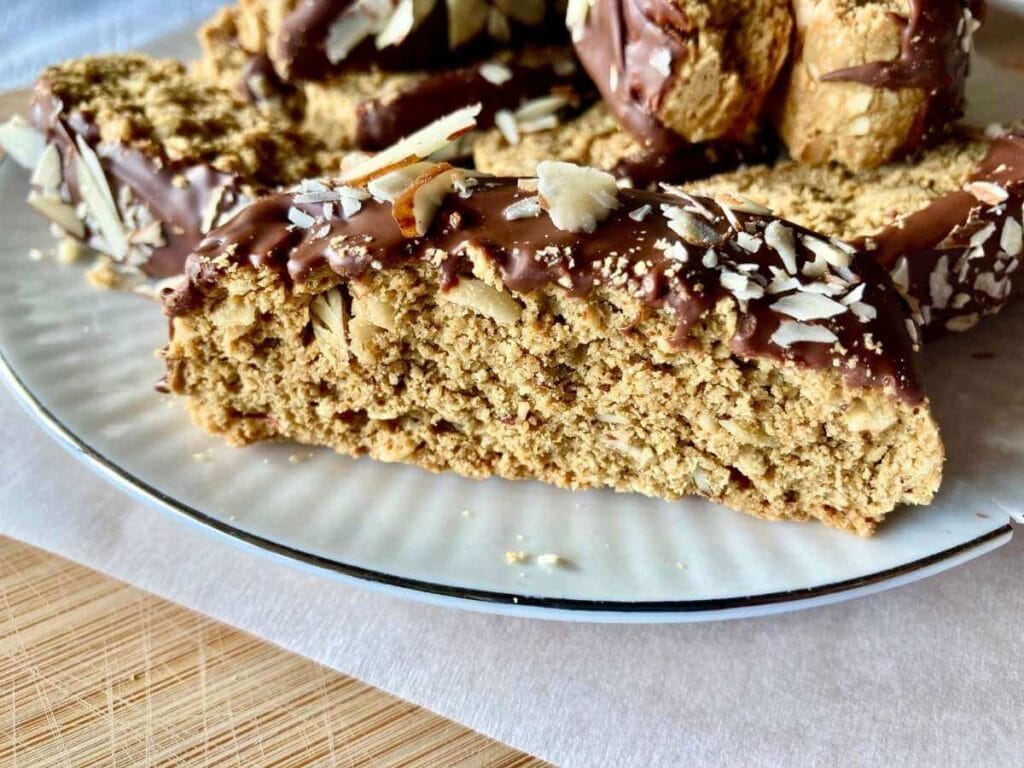 Close up of gluten-free biscotti
