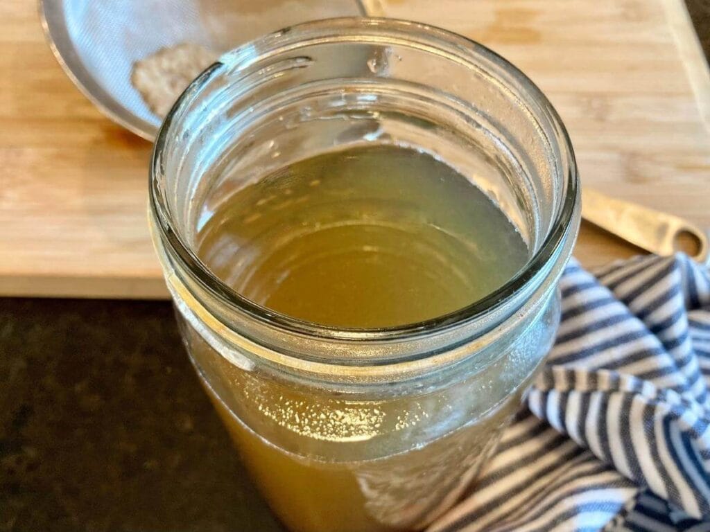Jar with sugar water