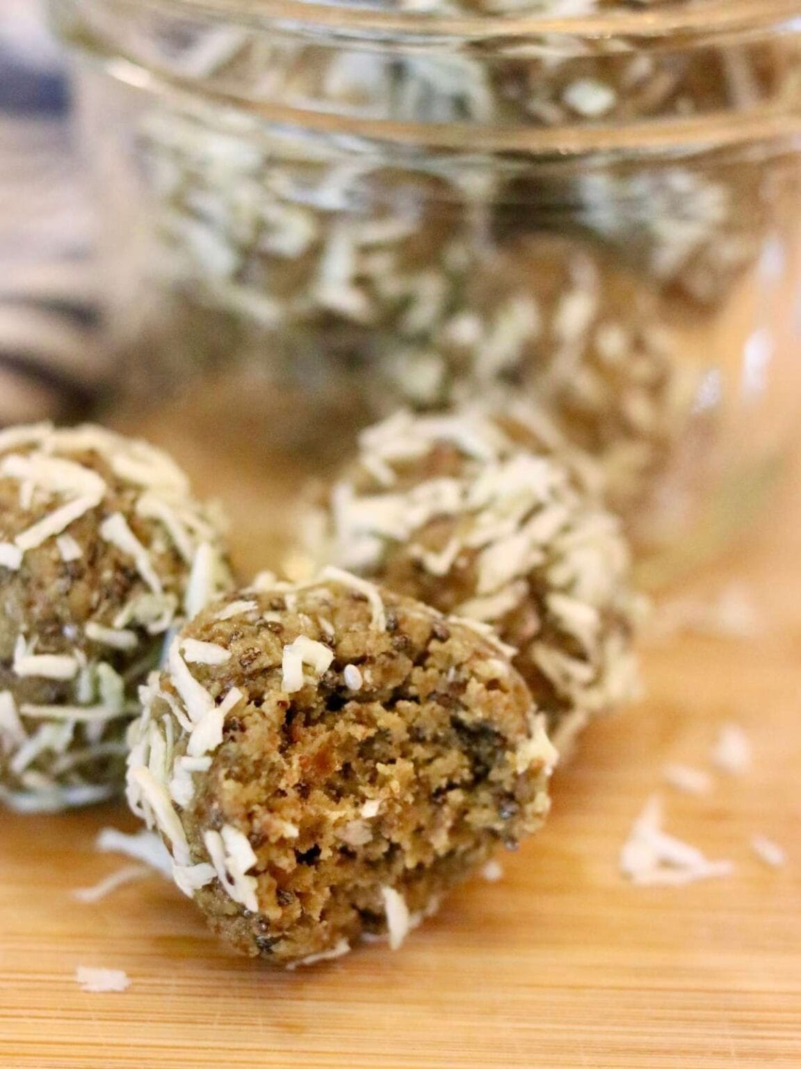 Oat-Free Protein Balls with Dates and Walnuts - Right At Home with Violet