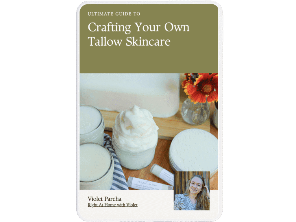Crafting Your Own Tallow Skincare on a tablet