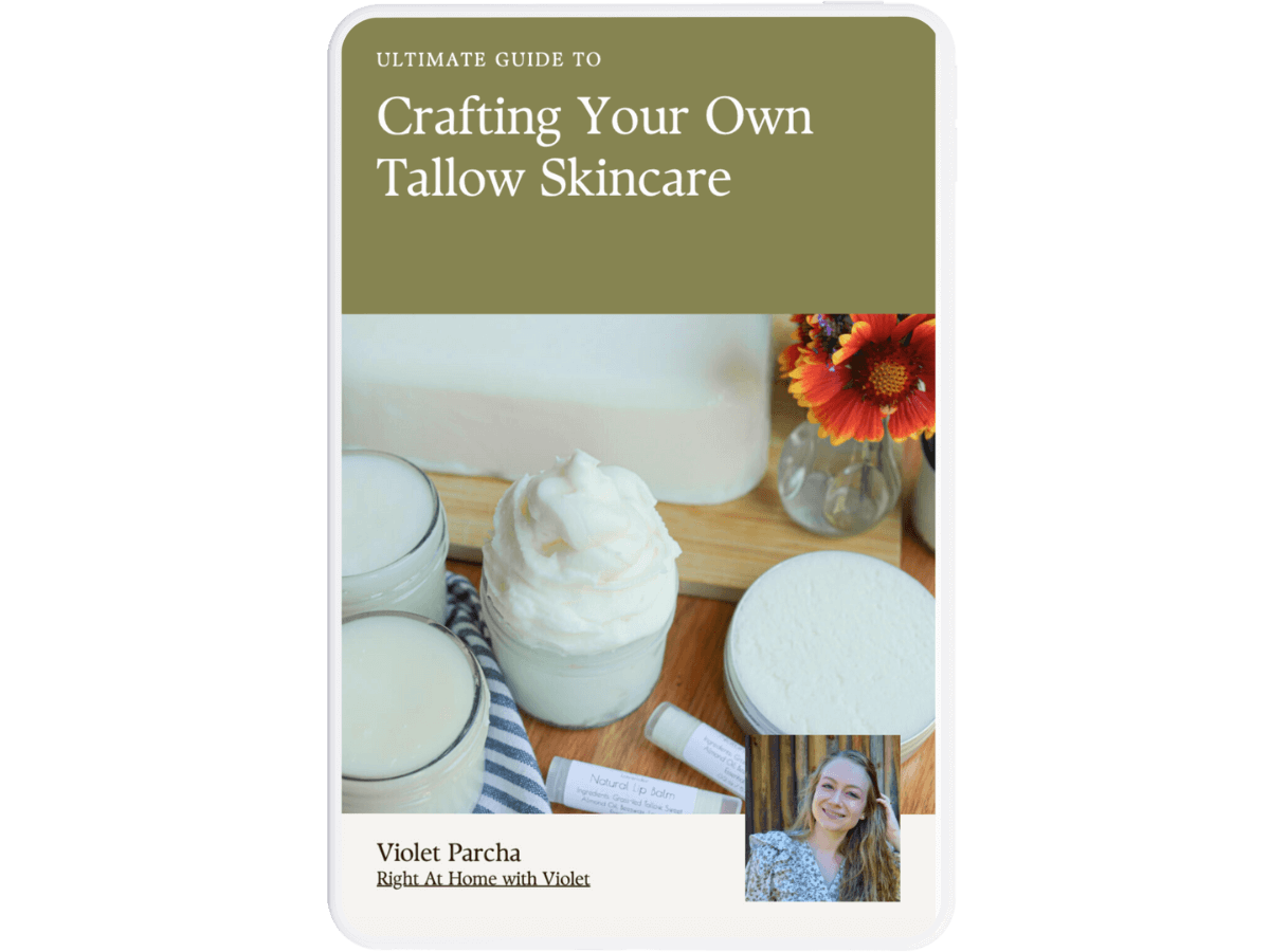 Crafting Your Own Tallow Skincare on a tablet